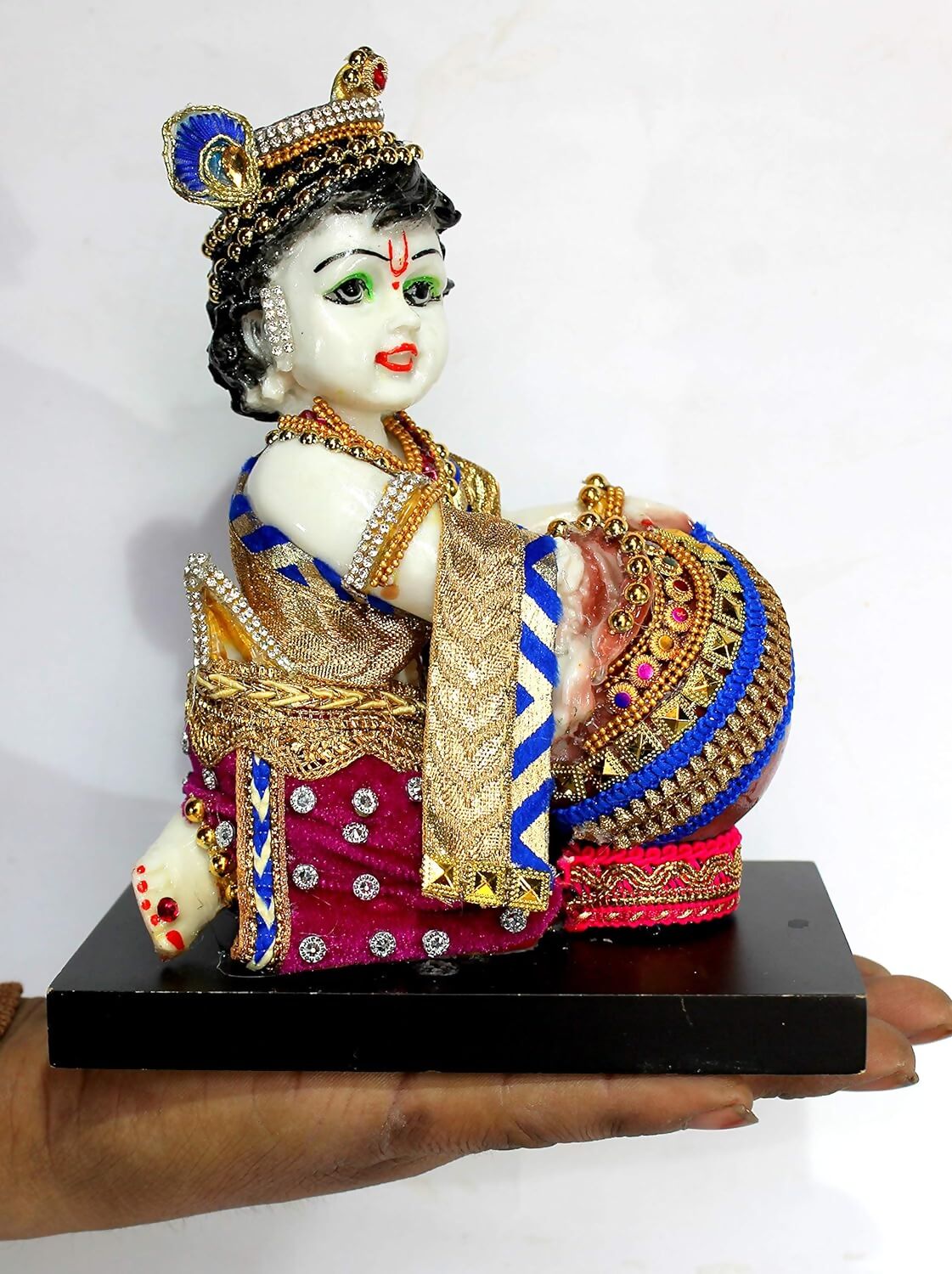 Esplanade Resin Krishna Makhan Chor Statue