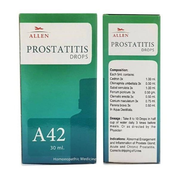 Allen Homeopathy A42 Prostatitis Drops