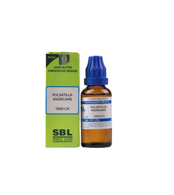 SBL Homeopathy Pulsatilla Nigricans Dilution