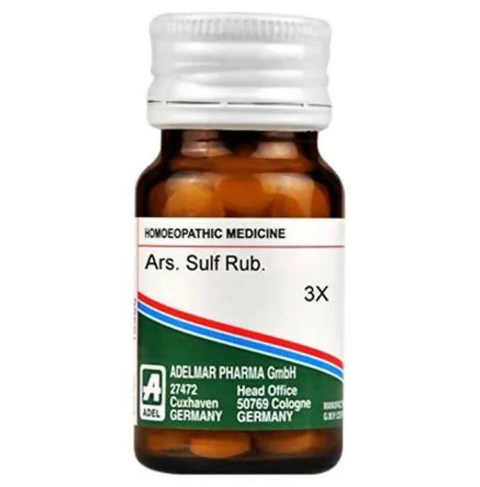 Adel Homeopathy Ars. Sulf Rub. 3X Tablets