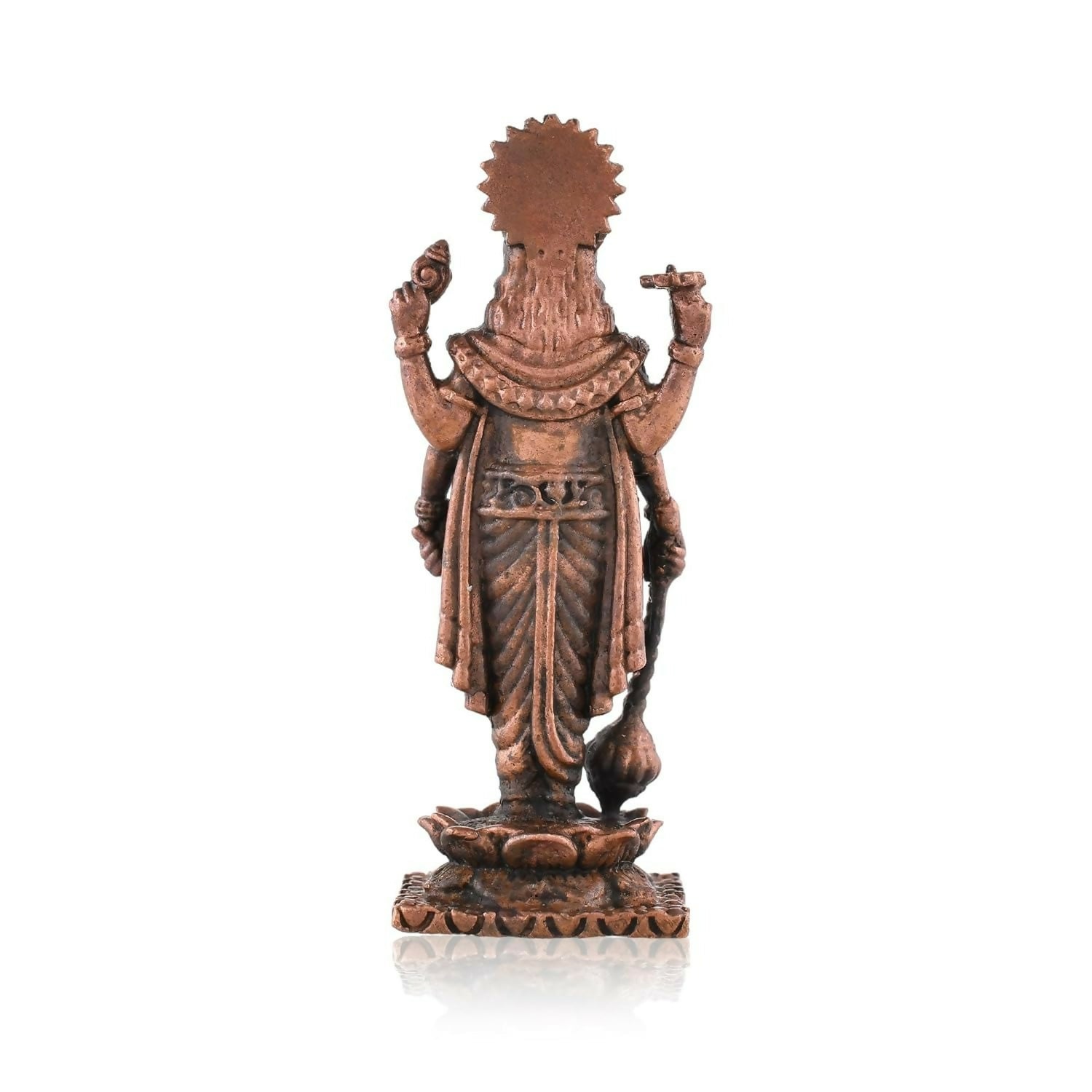 Craftvatika Copper Vishnu Idol