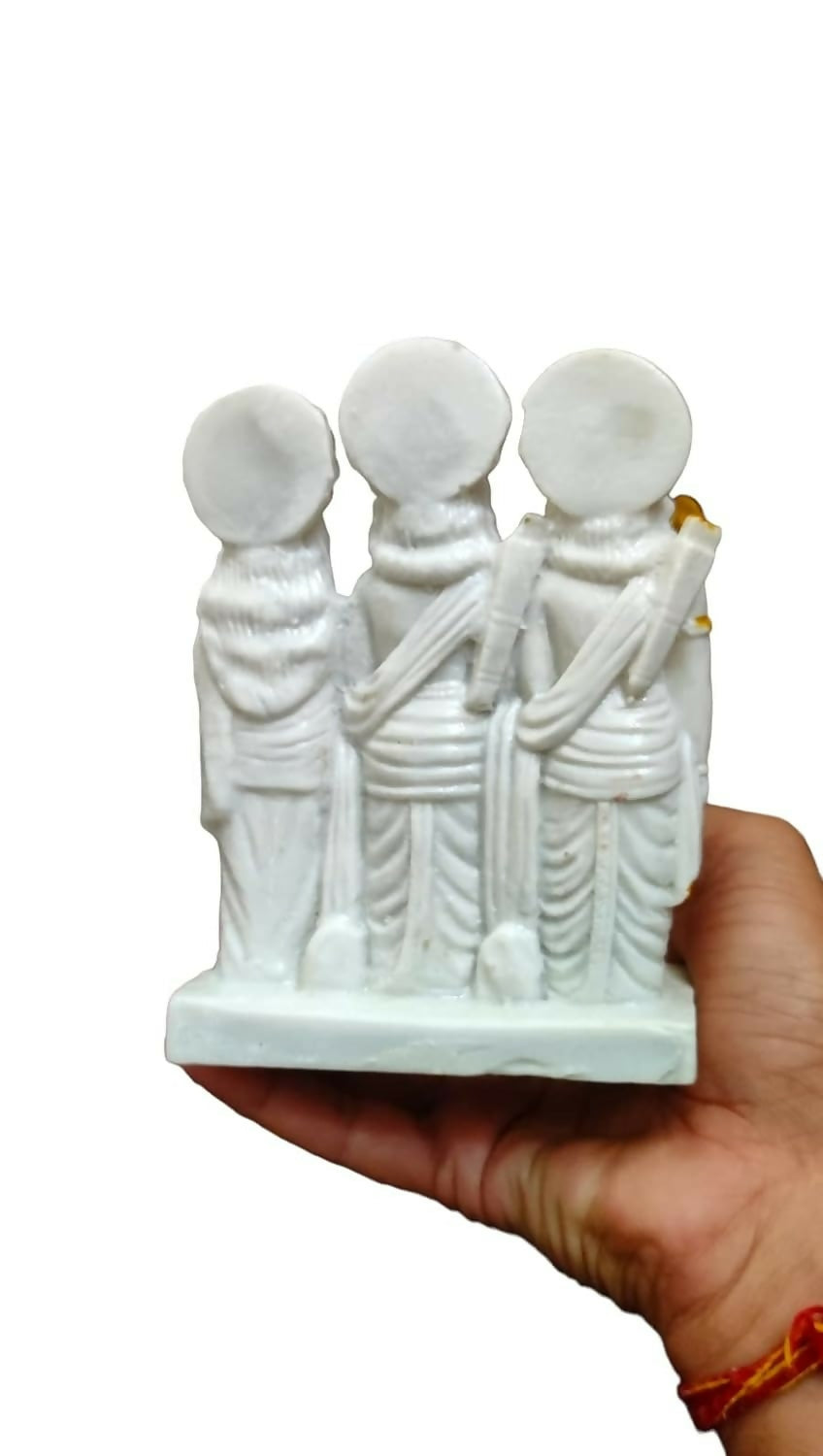 Smarth Mart White Marble Dust Ram Darbar Idol