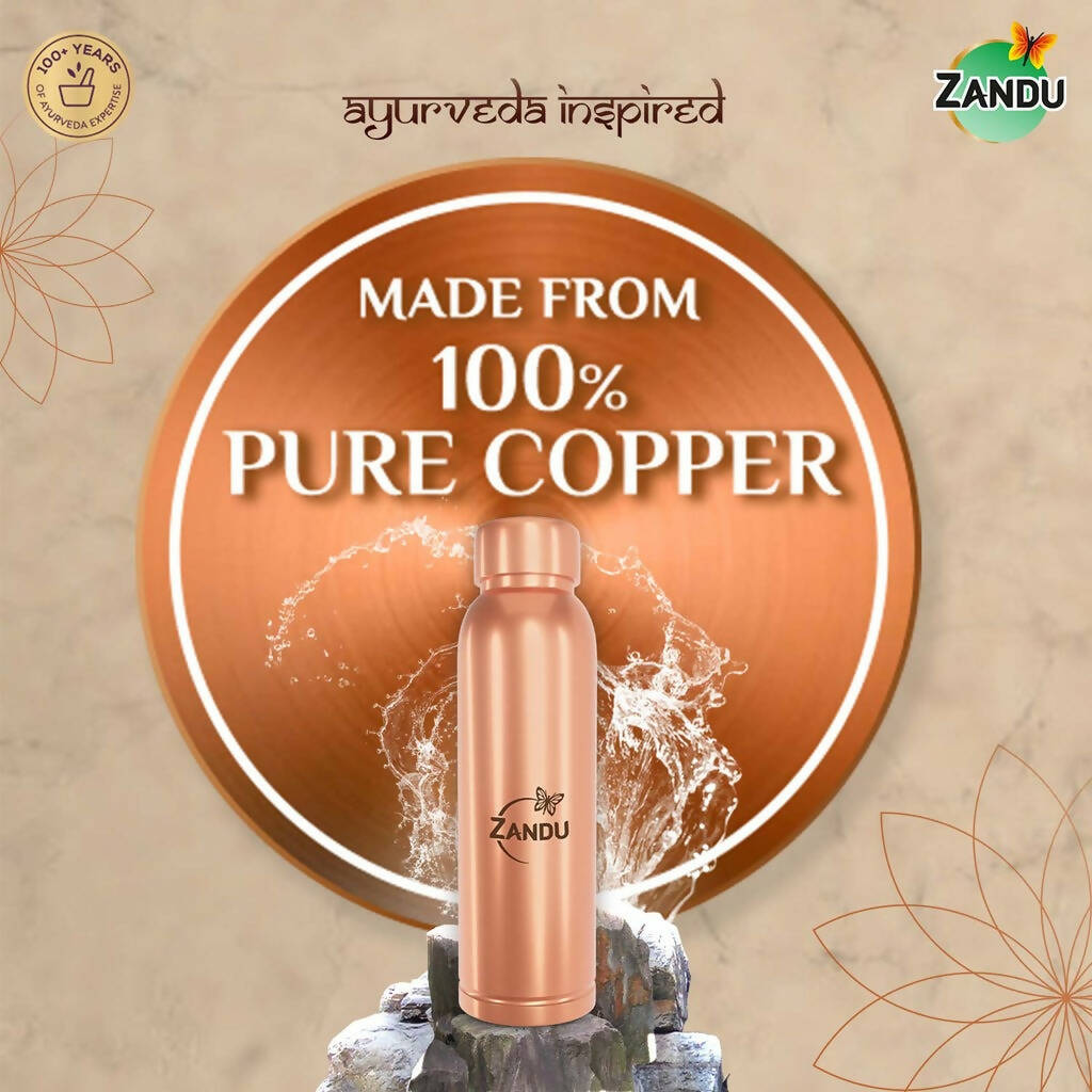 Zandu Copper Water Bottle