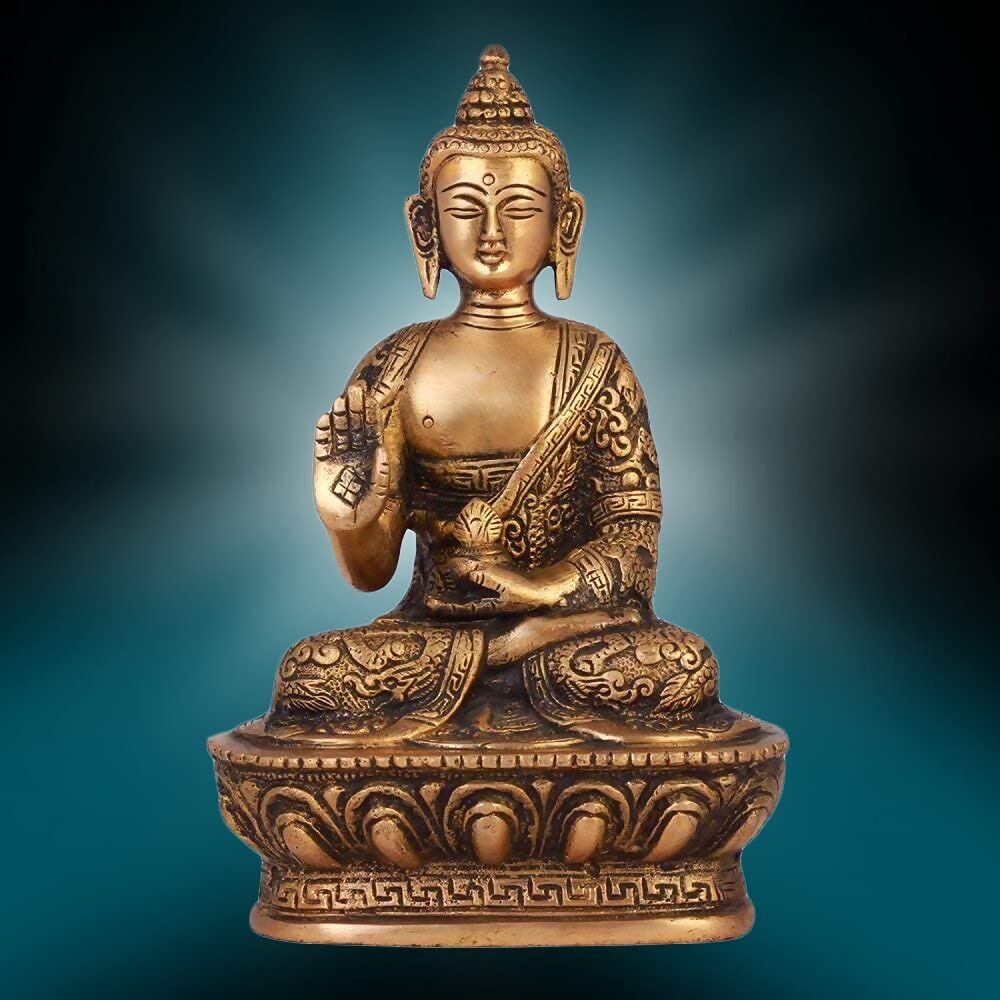 Artvarko Brass Buddha Idol