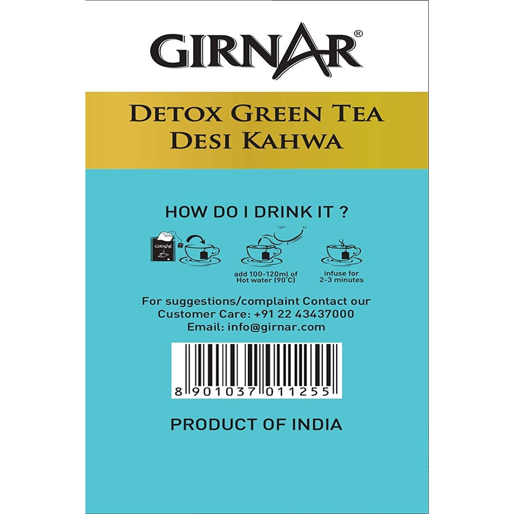 Girnar Detox Green Tea - Desi Kahwa