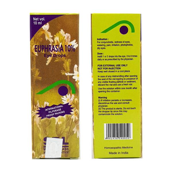 SBL Homeopathy Euphrasia 10% Eye Drops