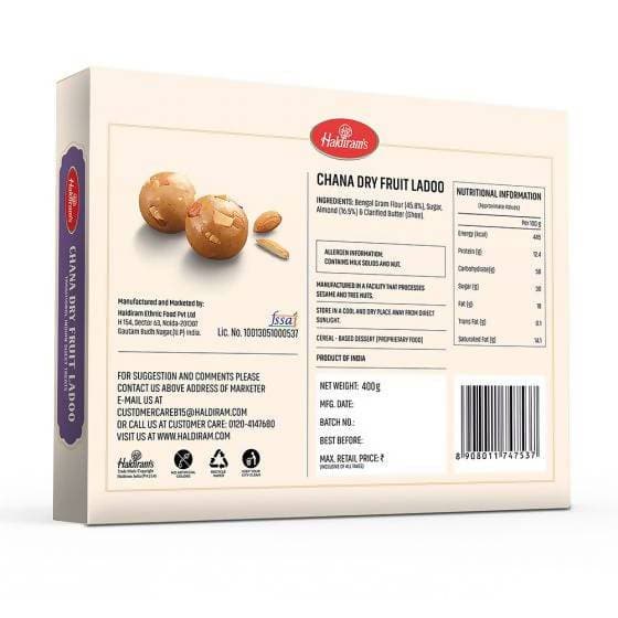 Haldiram's Chana Dry Fruit Laddoo