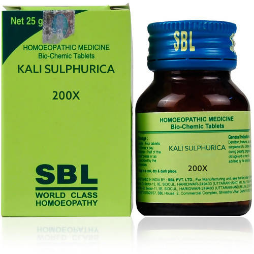 SBL Homeopathy Kali Sulphurica Biochemic Tablets