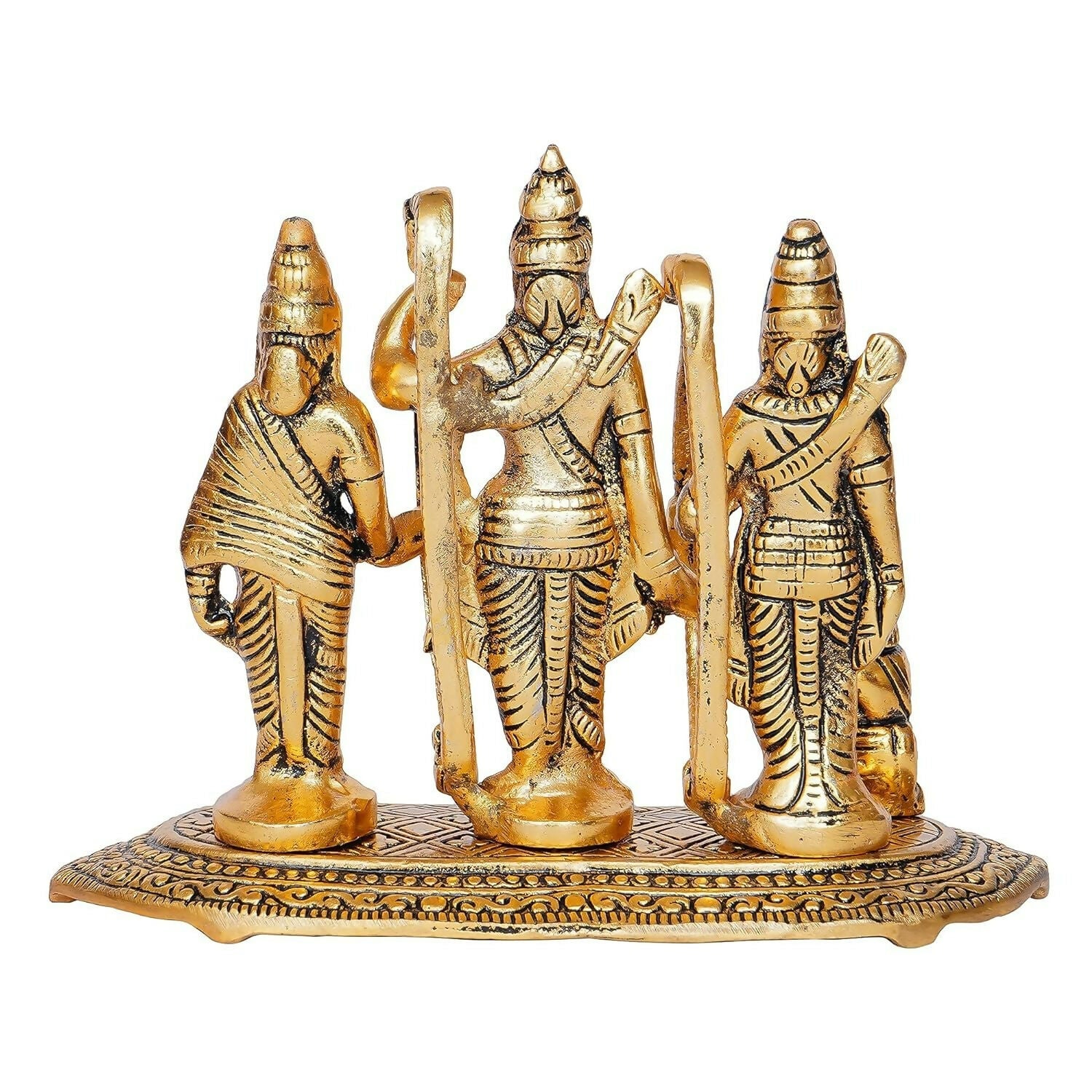 Jaipurcrafts Antique White Metal Lord Ram Darbar Idol