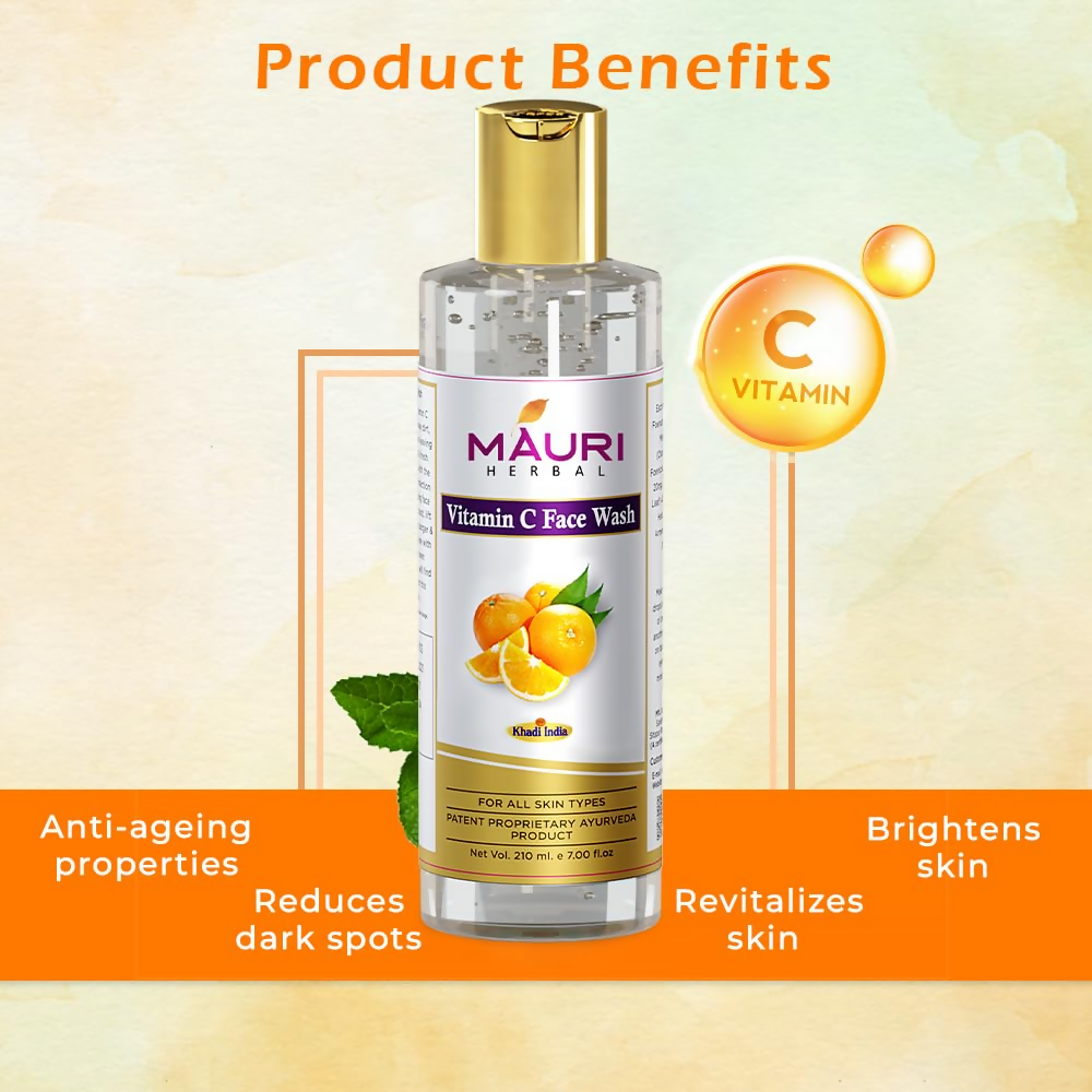 Khadi Mauri Herbal Vitamin C Face Wash