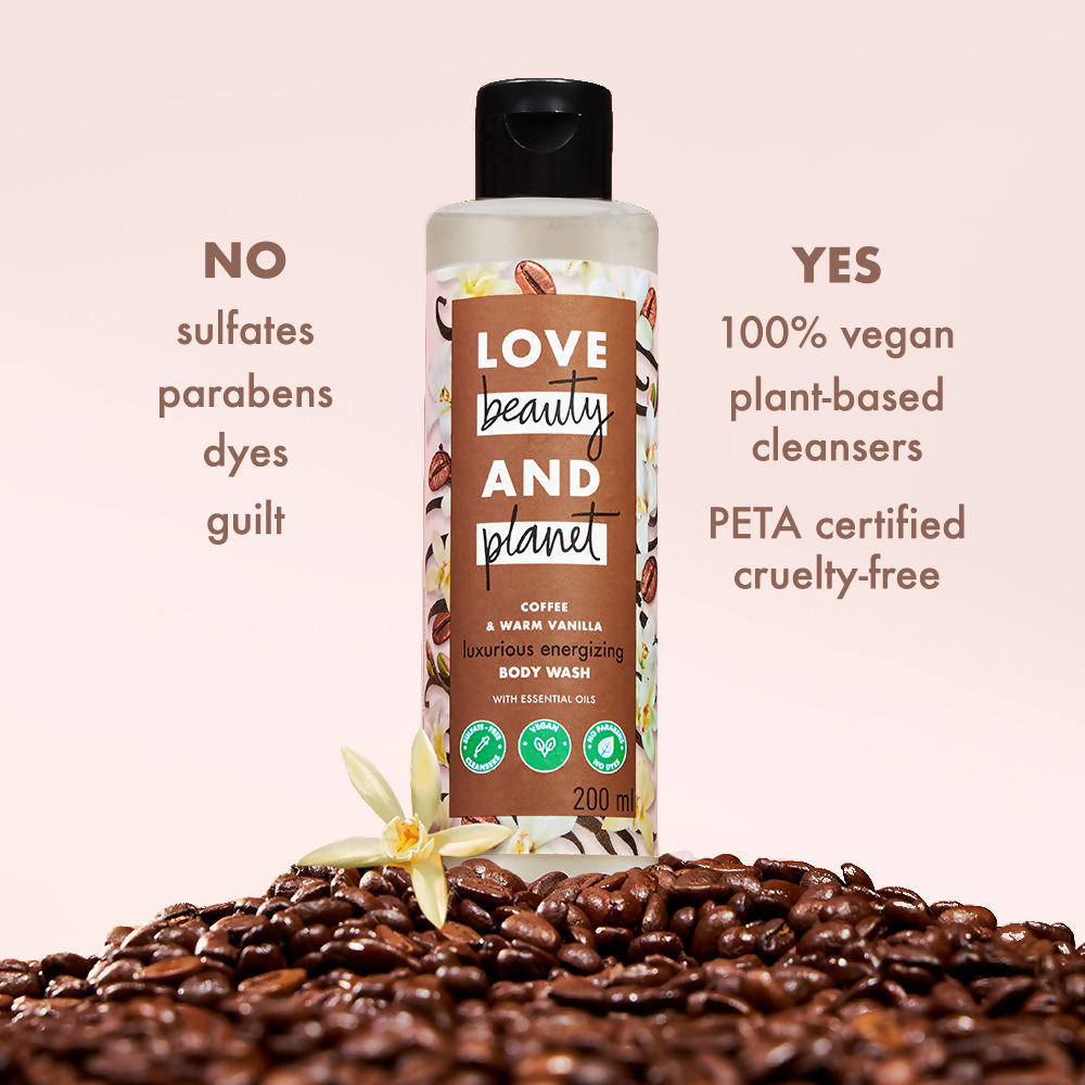 Love Beauty And Planet Coffee & Warm Vanilla Moisturising Body Wash