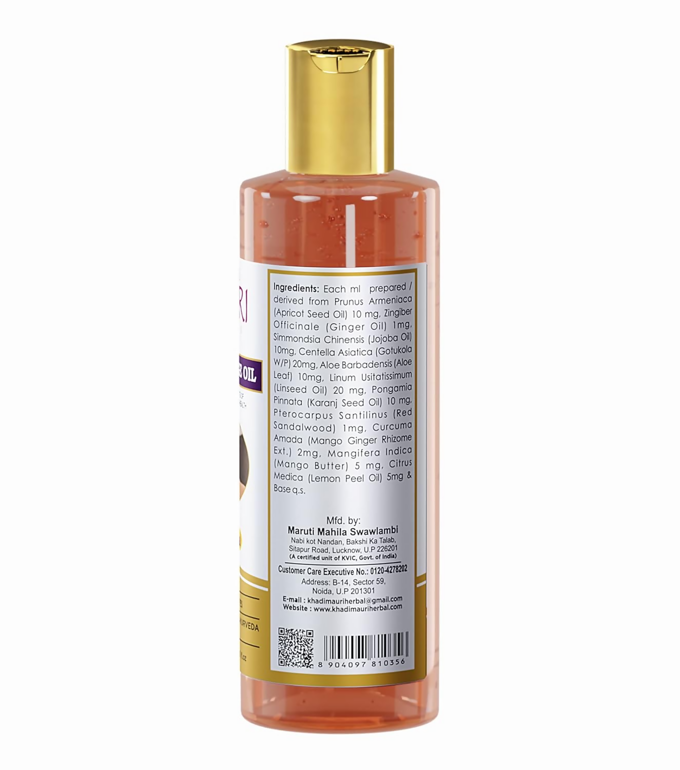 Khadi Mauri Herbal Body Massage Oil with Jojoba