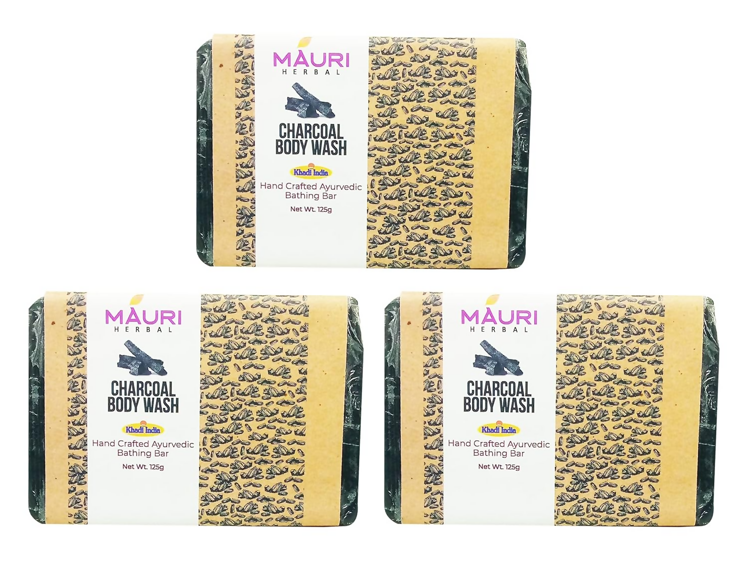 Khadi Mauri Herbal Charcoal Soap