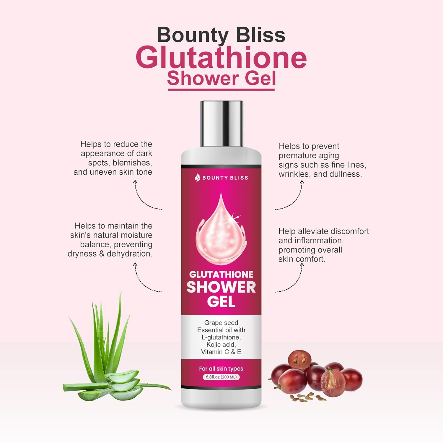 Bounty Bliss Glutathione Shower Gel