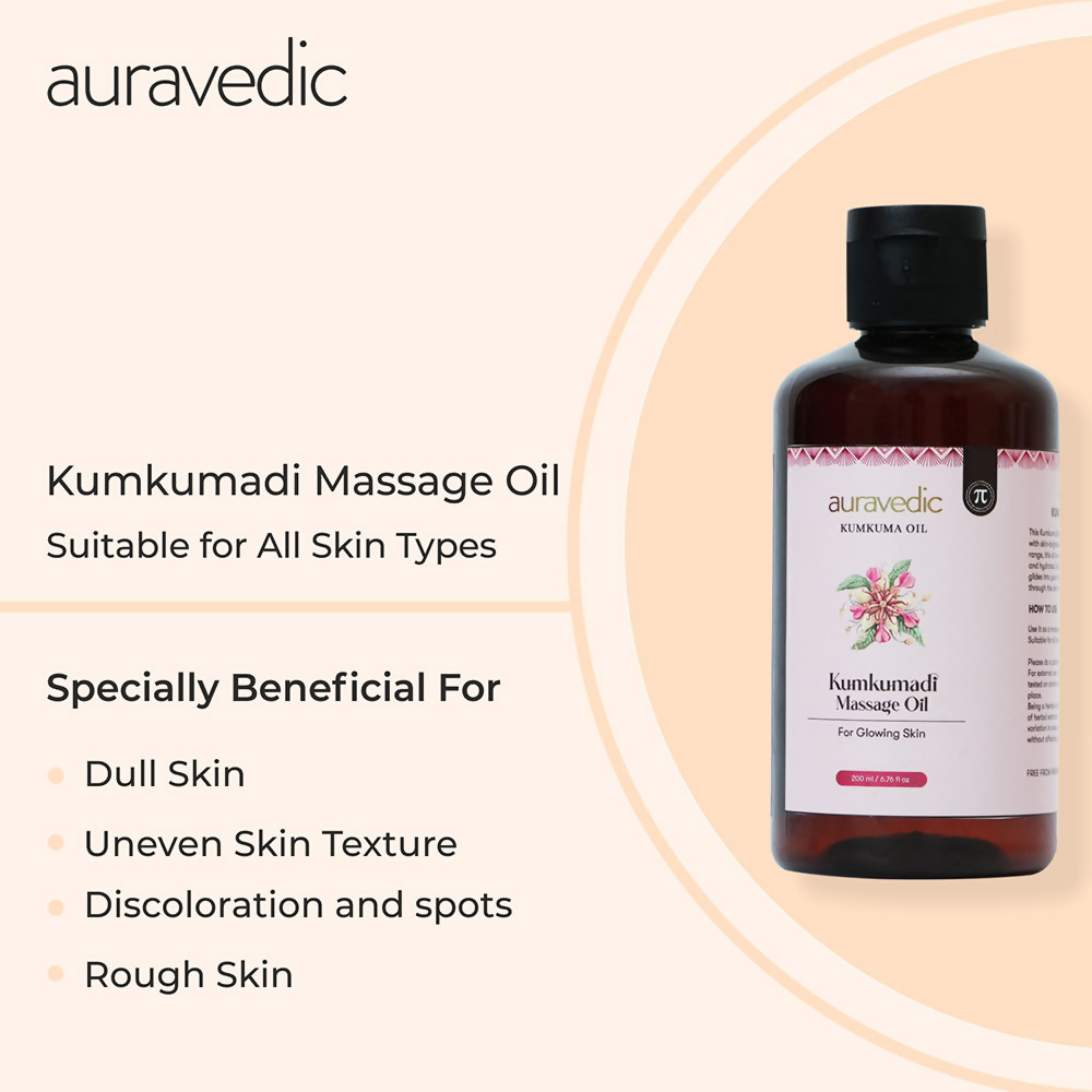 Auravedic Kumkumadi Full Body Massage Oil