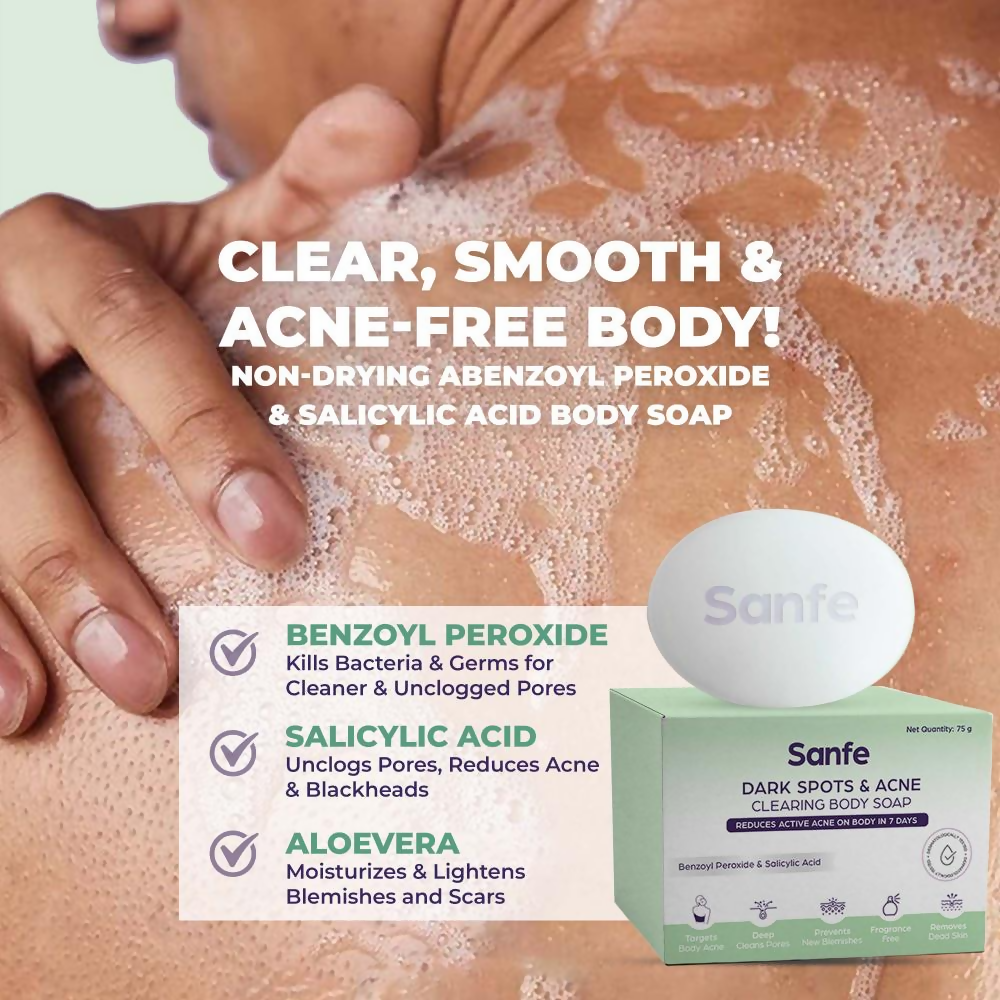 Sanfe Dark Spots & Acne Clearing Body Soap