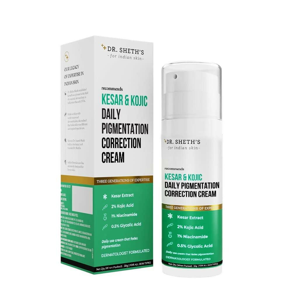 Dr. Sheth's Kesar & Kojic Acid Daily Pigmentation Correction Face Cream & Body Lotion