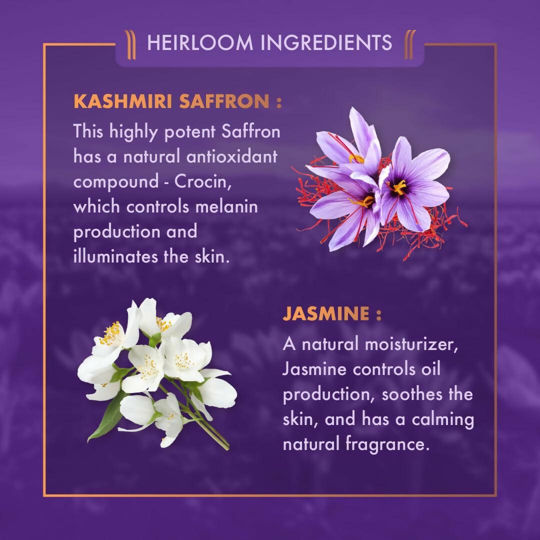 Ayuga Kashmiri Saffron Face Oil & Moisturizing Cream Combo