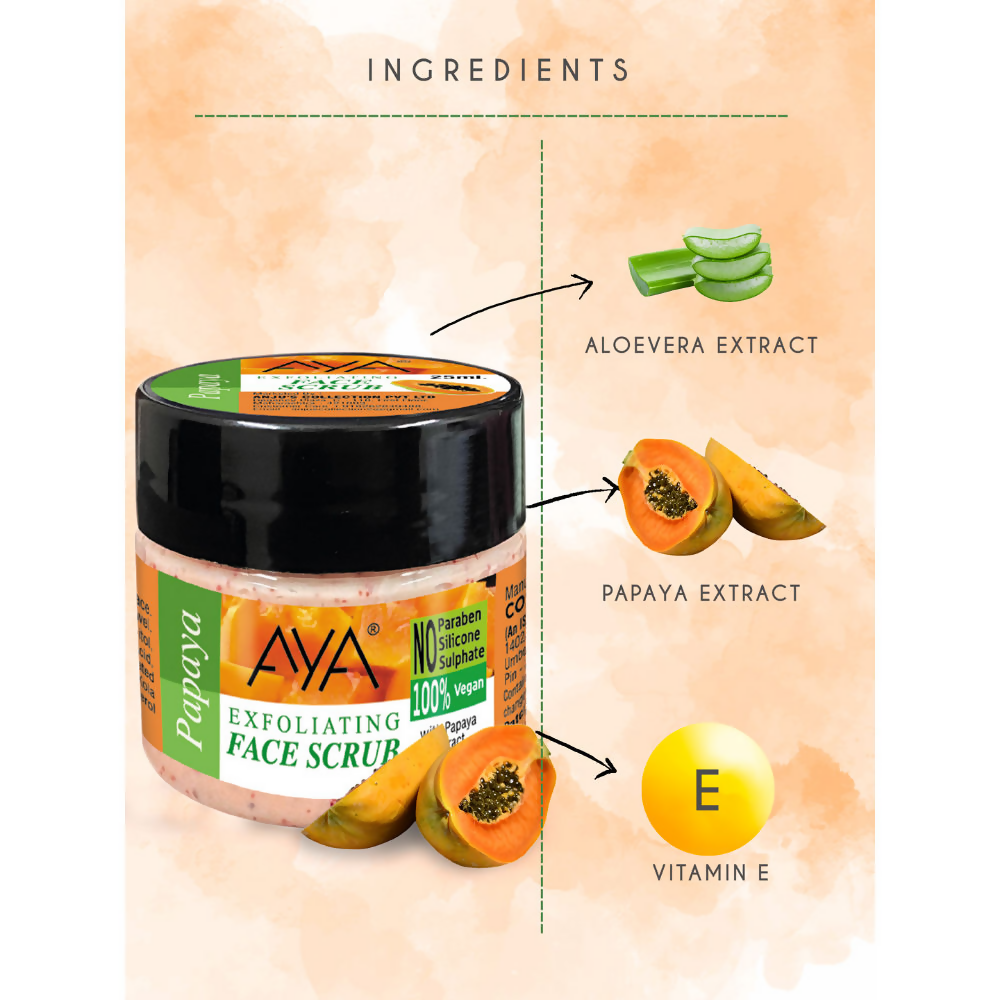 AYA Papaya Exfoliating Face Scrub