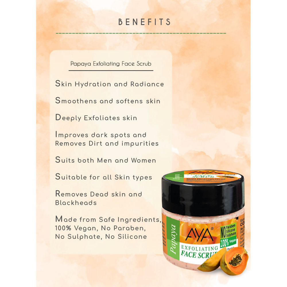 AYA Papaya Exfoliating Face Scrub