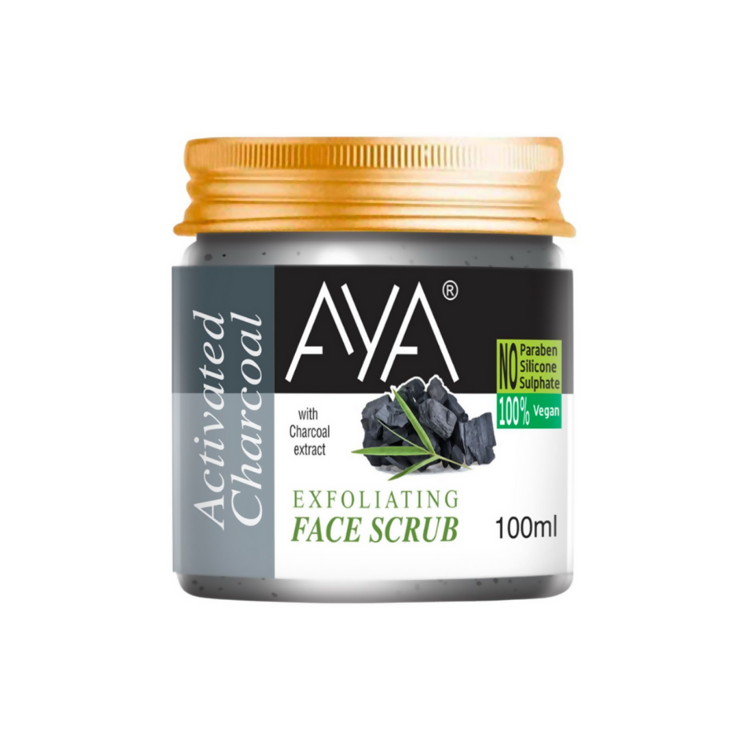 AYA Activated Charcoal Exfoliating Face Scrub