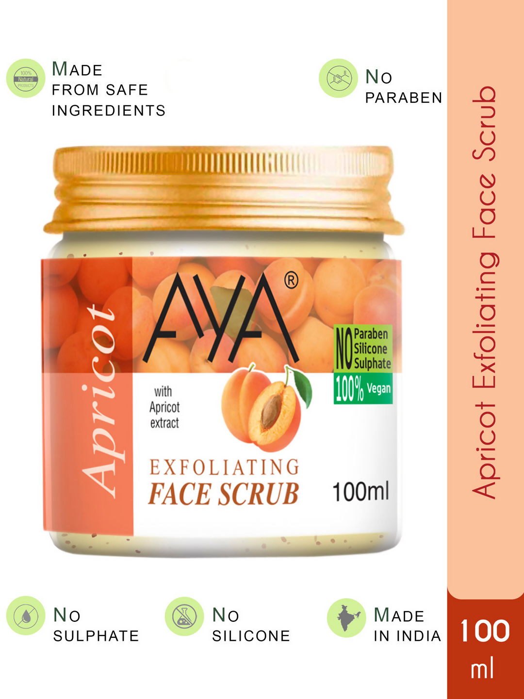 AYA Apricot Exfoliating Face Scrub