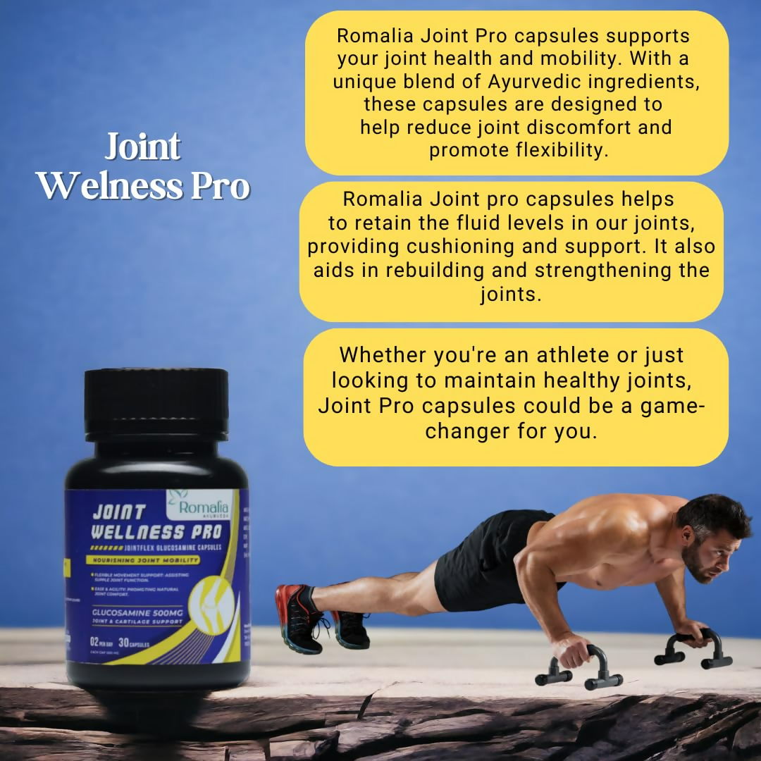 Romalia Ayurveda Joint Support Supplement Veg Glucosamine Capsules