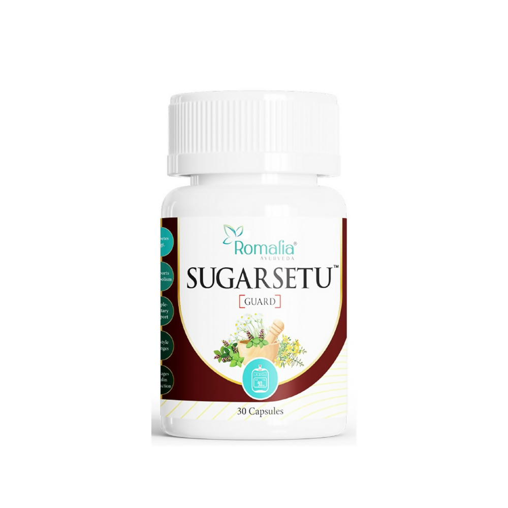 Romalia Ayurveda Sugarsetu Natural Diabetes Management Capsules