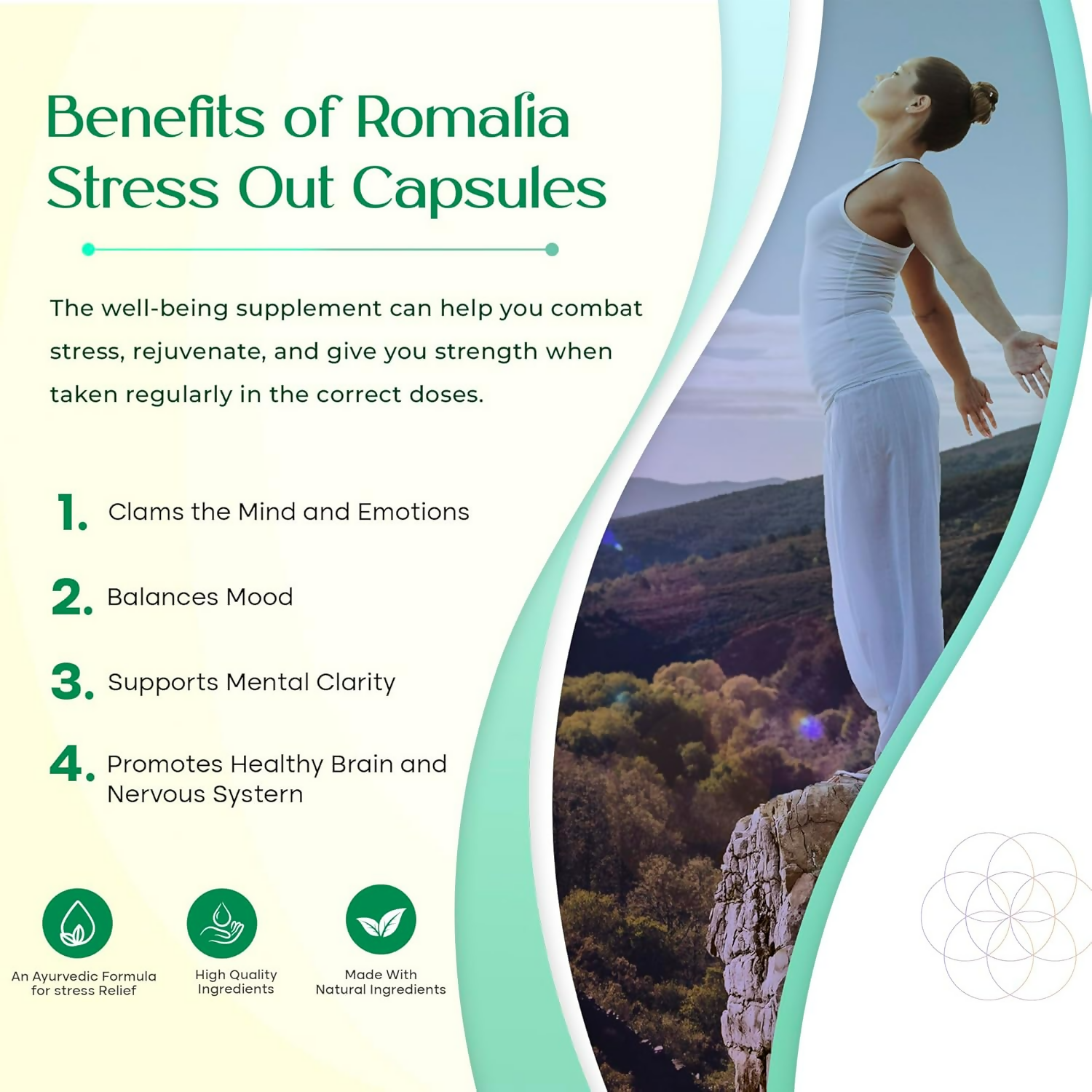 Romalia Ayurvedic Stress Out Capsules