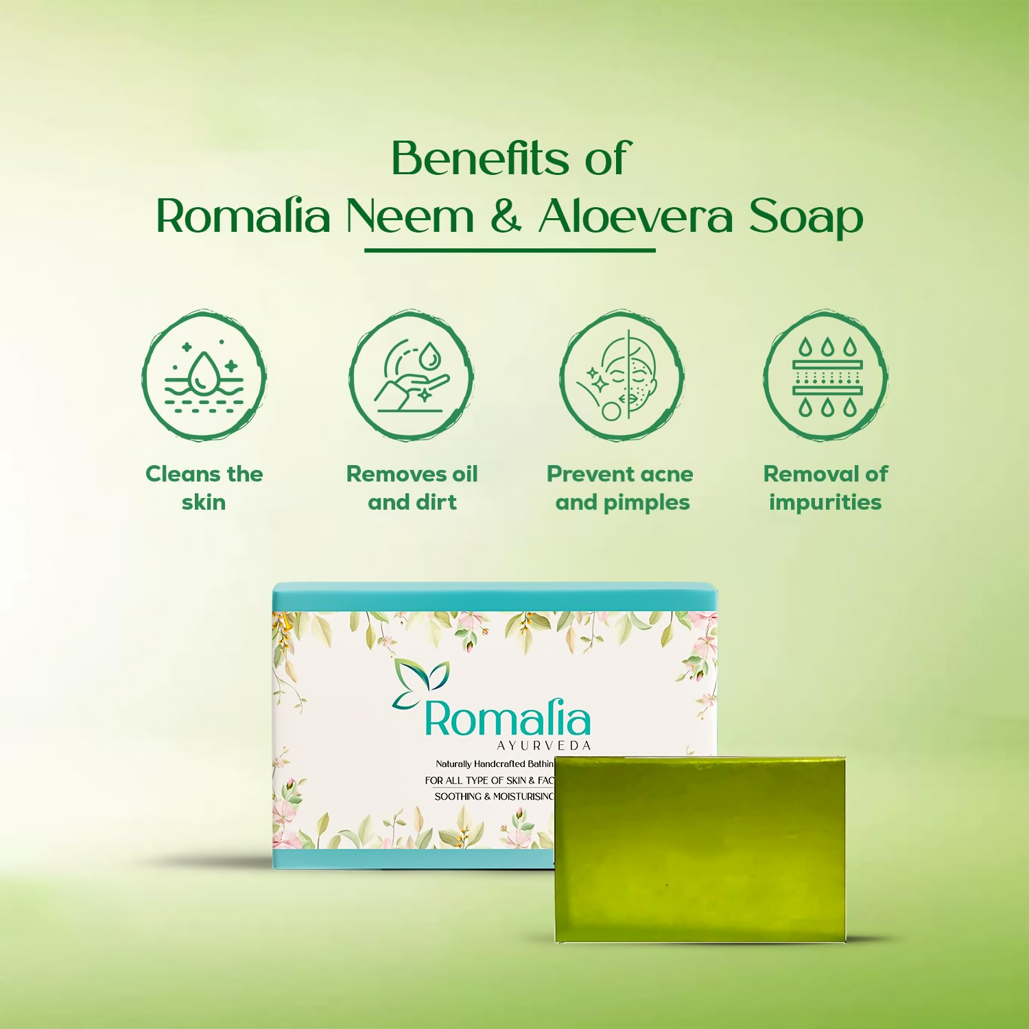 Romalia Ayurveda Face King Handmade Soap