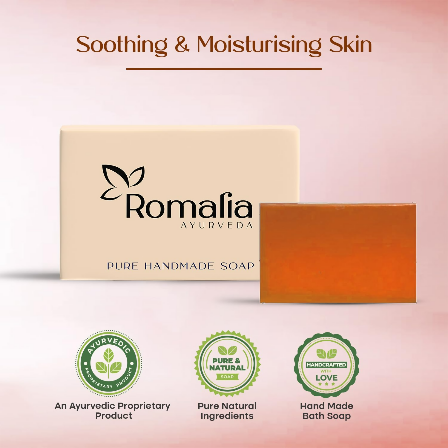 Romalia Ayurveda Face King Handcrafted Herbal Soap