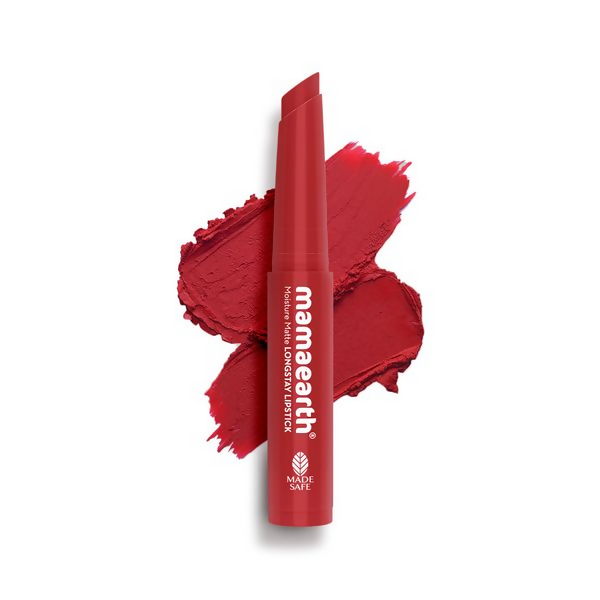 Mamaearth Moisture Matte Longstay Mini Lipstick - Raspberry Scarlet