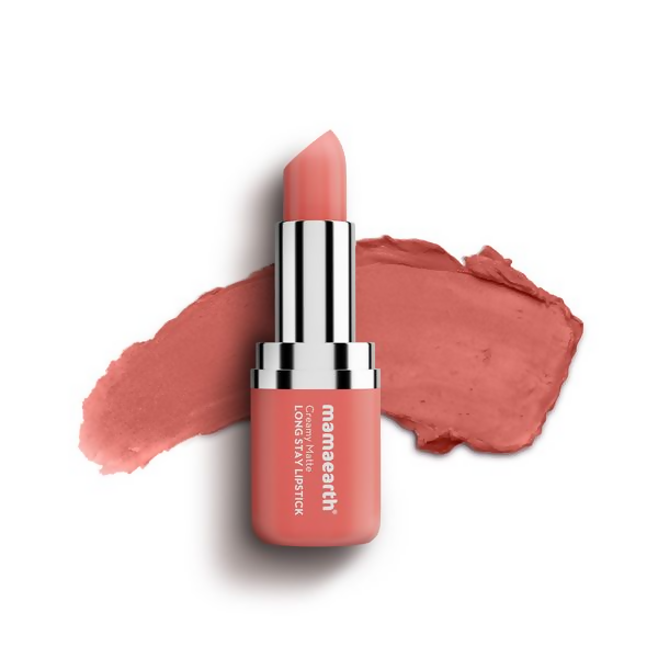 Mamaearth Creamy Matte Long Stay Lipstick - Coral Bloom