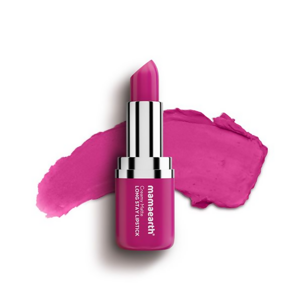 Mamaearth Creamy Matte Long Stay Lipstick - Pink Camellia