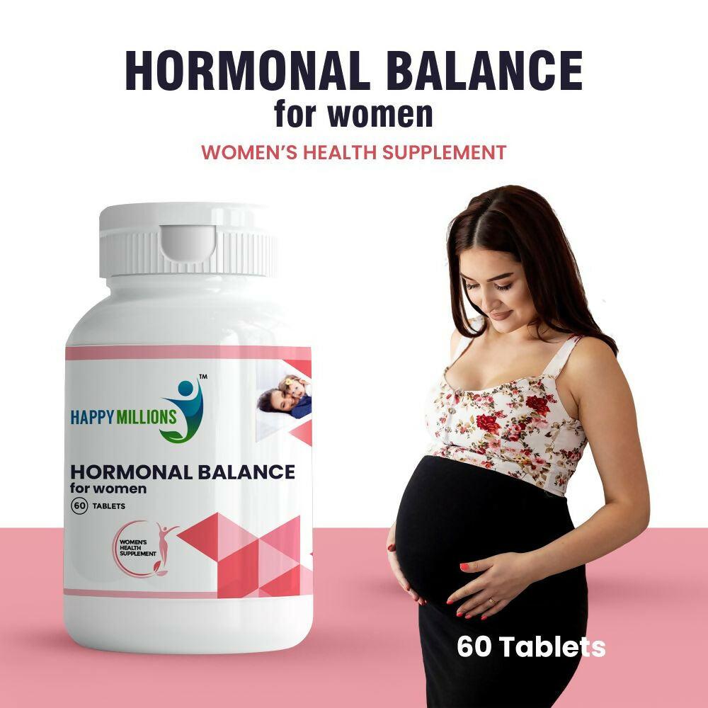 HappyMillions Hormonal Balance Tablets For Women