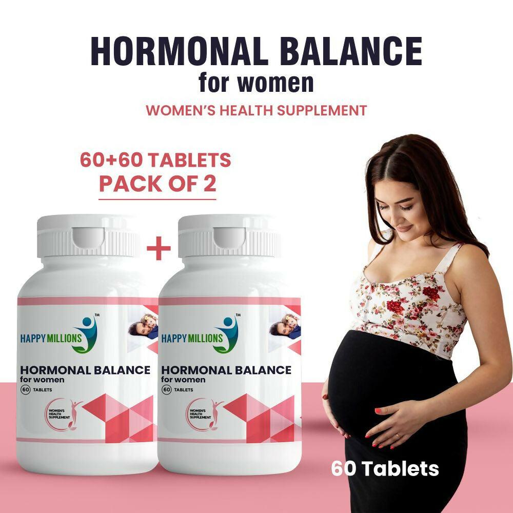 HappyMillions Hormonal Balance Tablets For Women