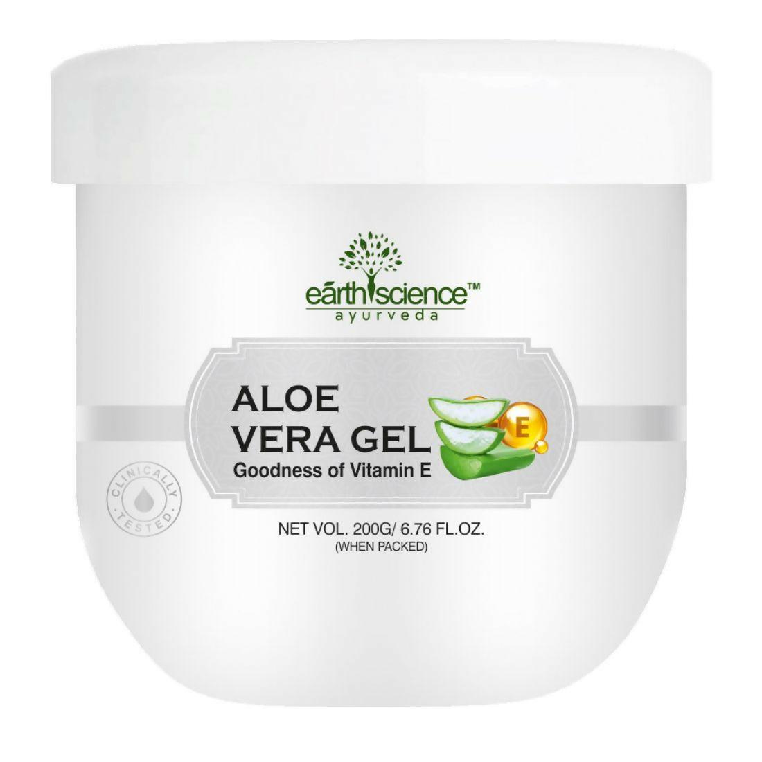 Earth Science Ayurveda Pure Aloe Vera Gel with Vitamin E