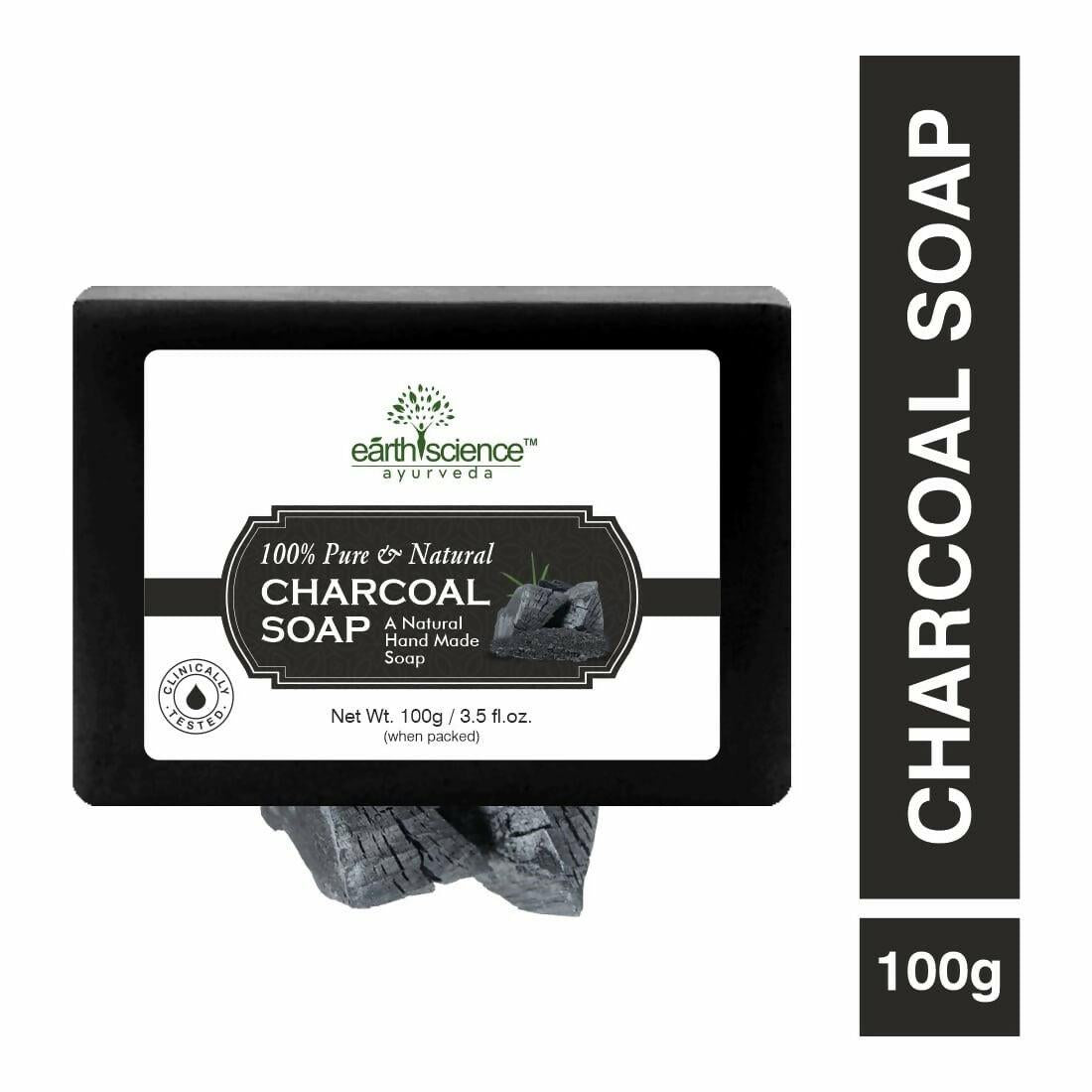 Earth Science Ayurveda Activated Charcoal Bath Soap