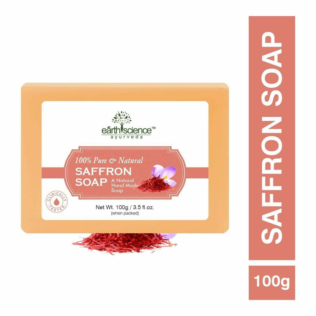 Earth Science Ayurveda Saffron Bath Soap