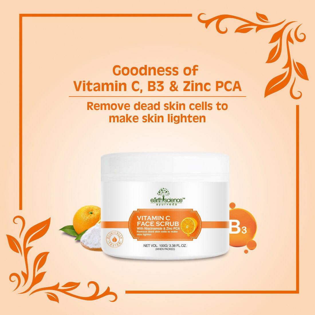 Earth Science Ayurveda Vitamin C Face Scrub