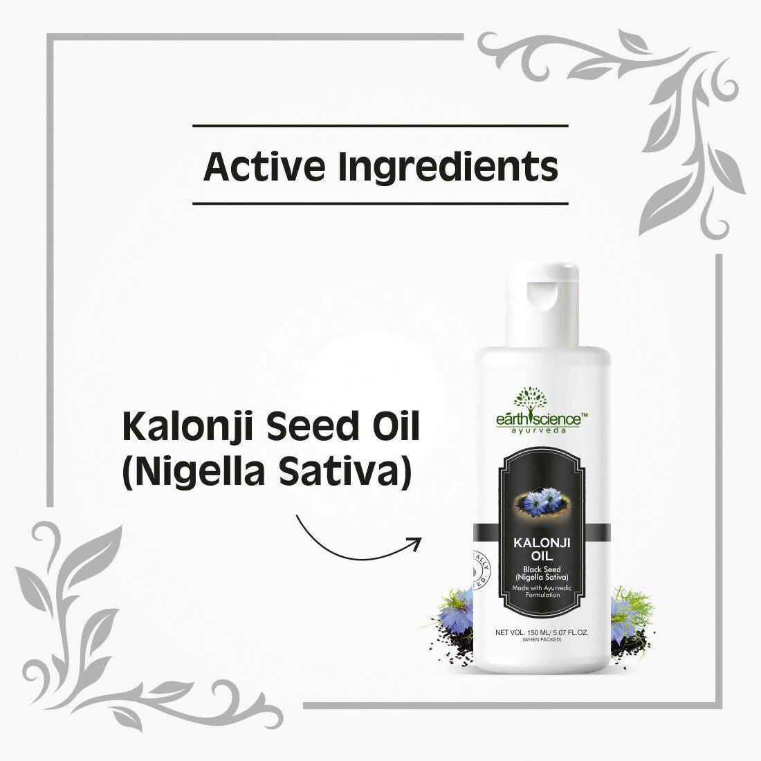 Earth Science Ayurveda Pure Kalonji Hair Oil