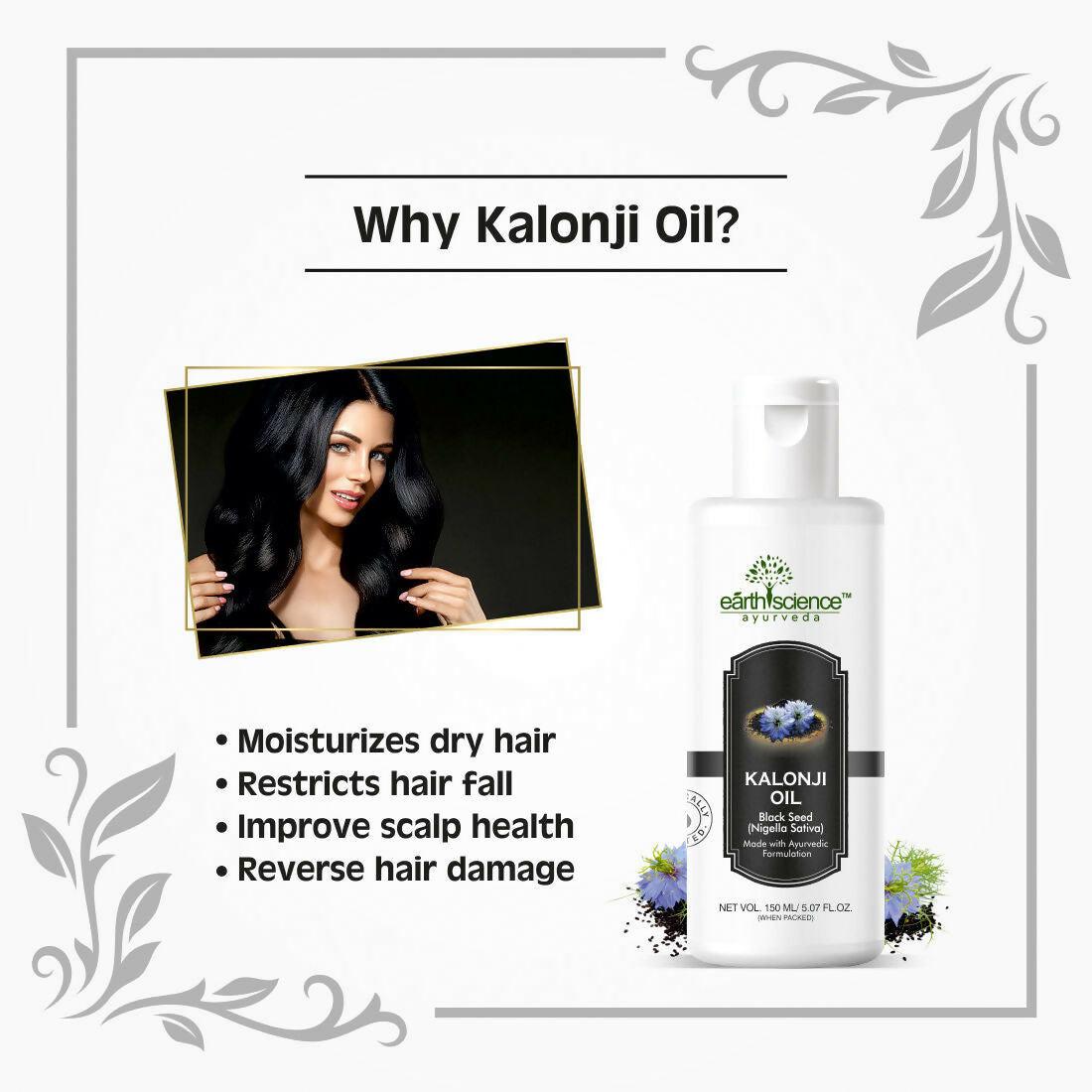 Earth Science Ayurveda Pure Kalonji Hair Oil