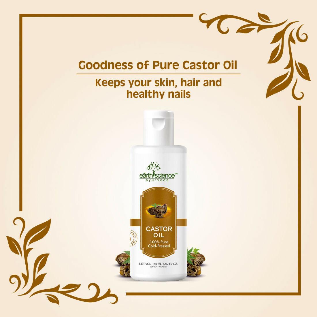 Earth Science Ayurveda 100% Pure Castor Oil