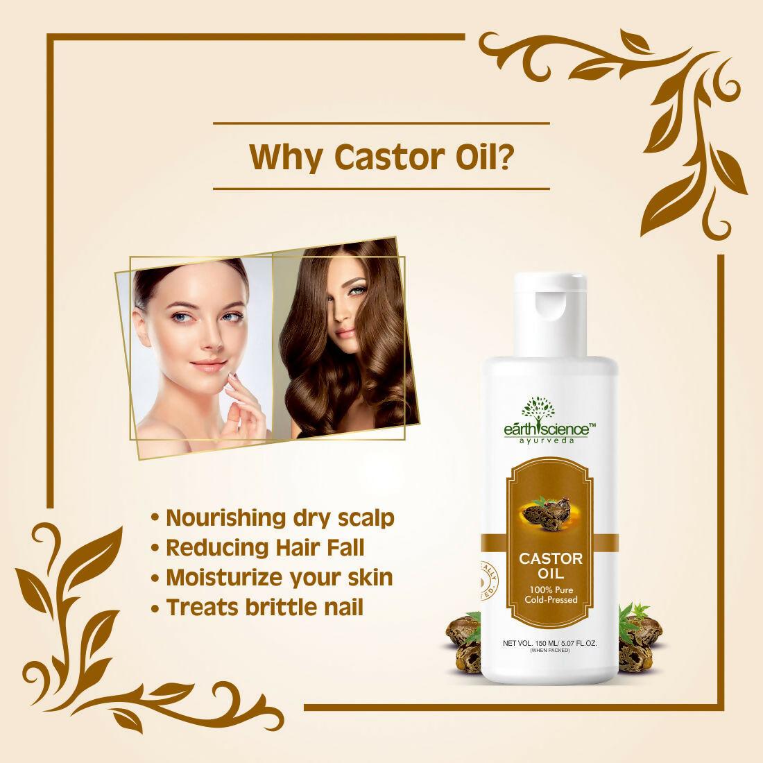 Earth Science Ayurveda 100% Pure Castor Oil