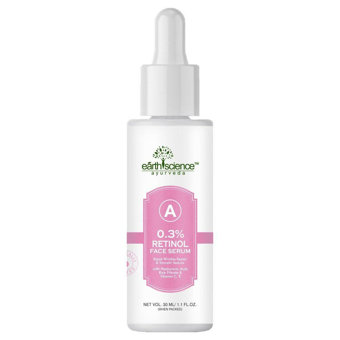 Earth Science Ayurveda 0.3% Retinol + Hyaluronic Acid Night Face Serum