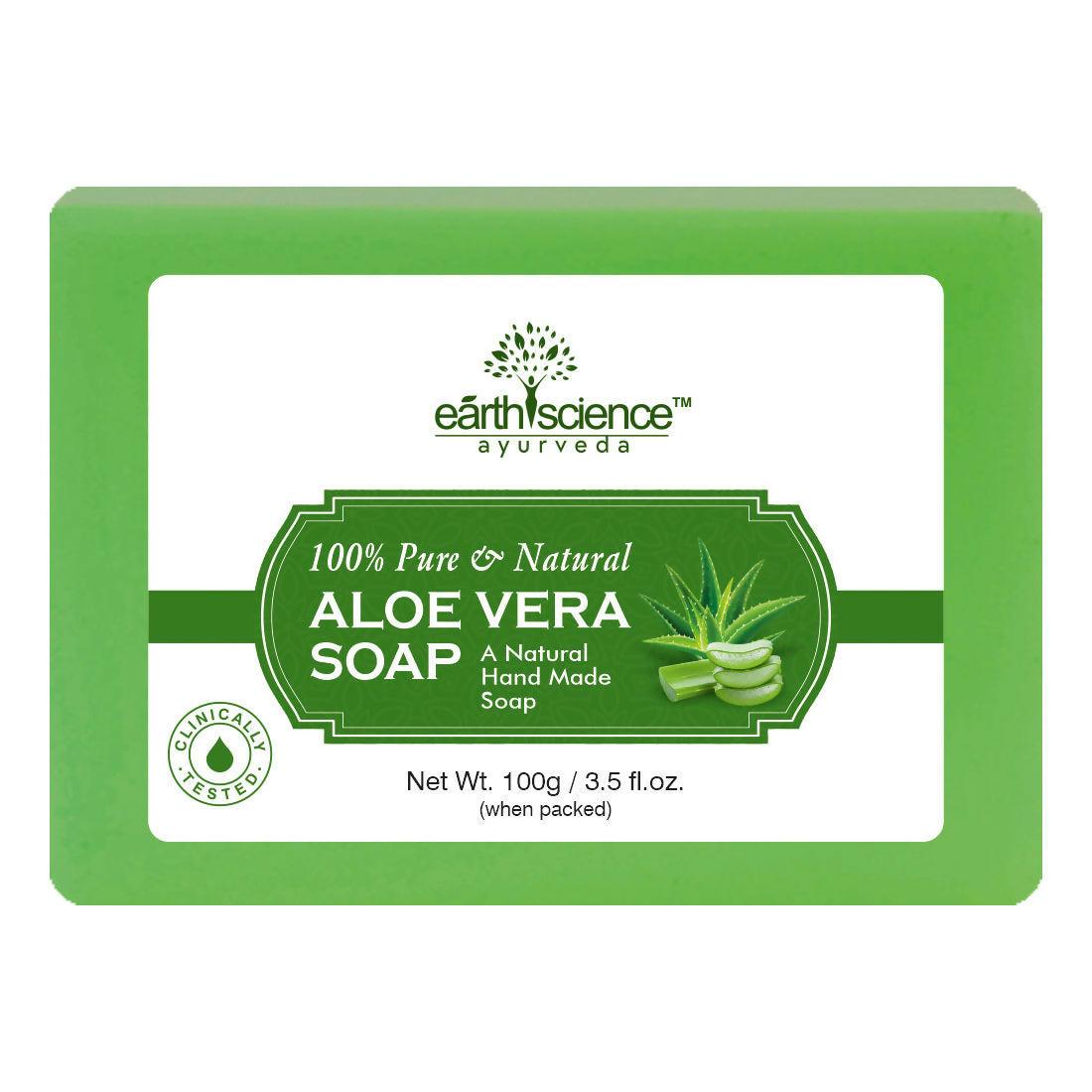 Earth Science Ayurveda Aloe Vera Bath Soap