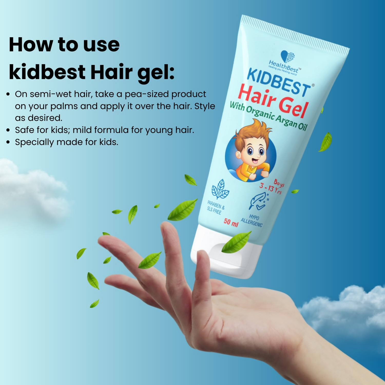 HealthBest Kids Hair Styling Gel