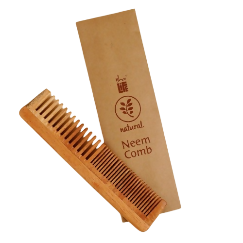 Isha Life Handmade Neem Wood Comb