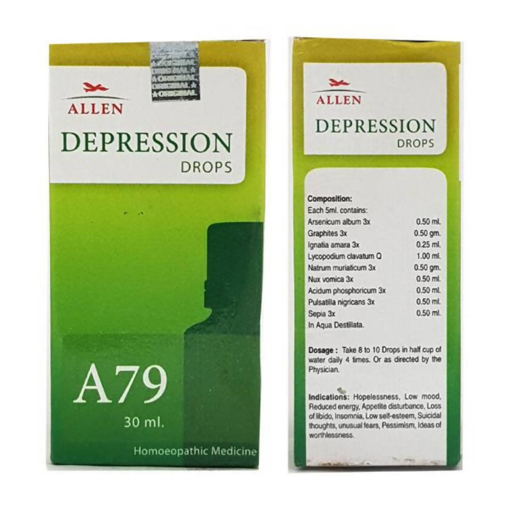 Allen Homeopathy A79 Depression Drops