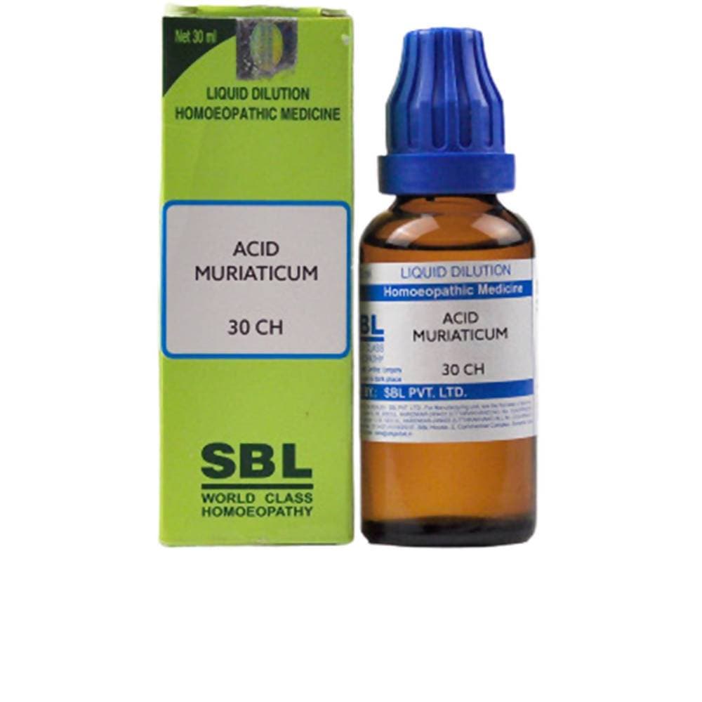 SBL Homeopathy Acid Muriaticum Dilution